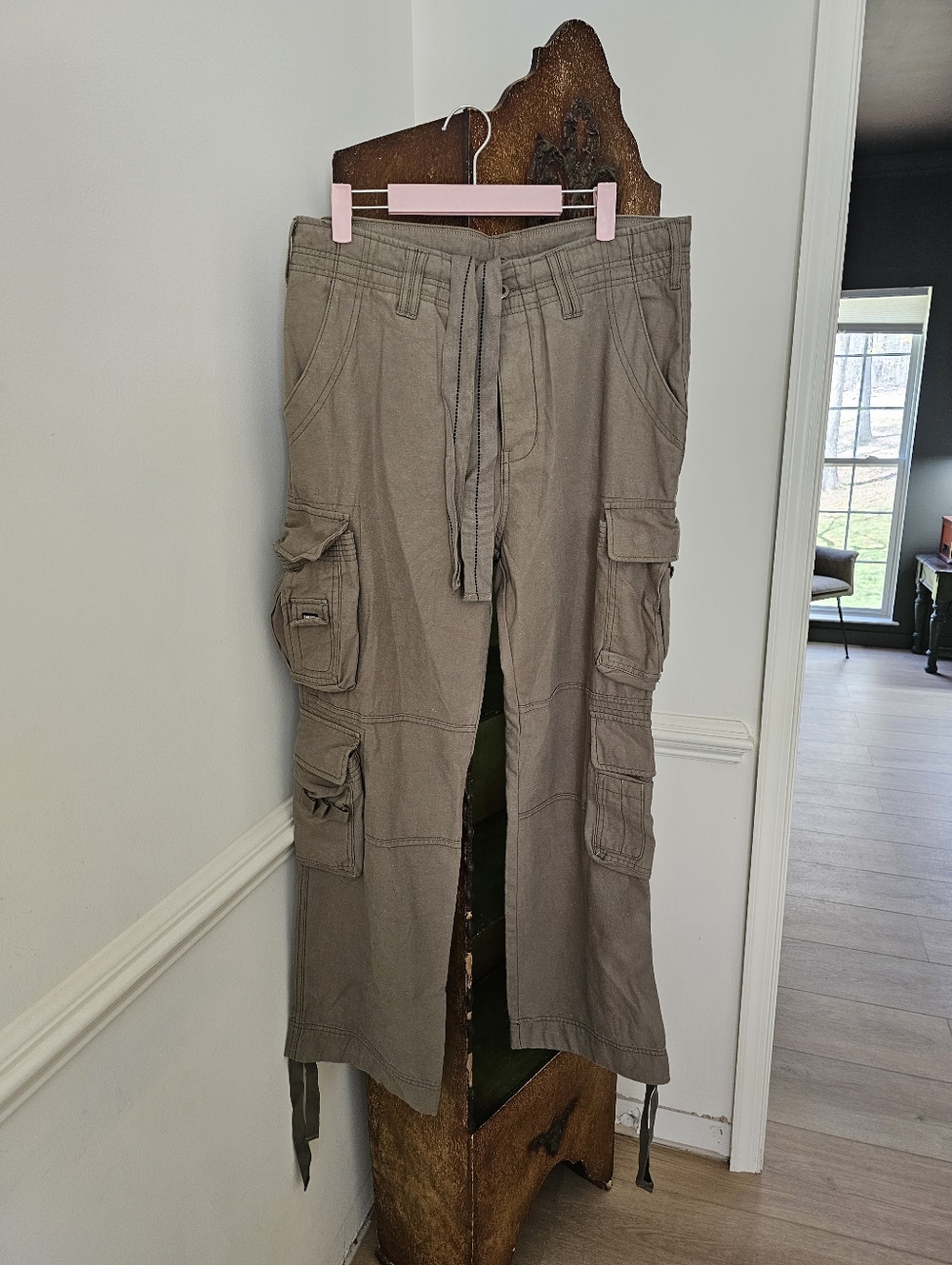 NWT || BABYBOO Tinashe Cargo Pants Khaki Military Green - Picture 4 of 7